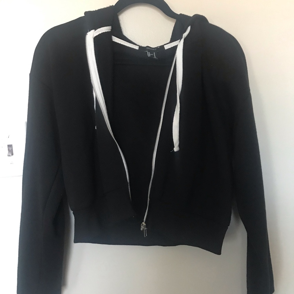 SOLD Crop top hoodie